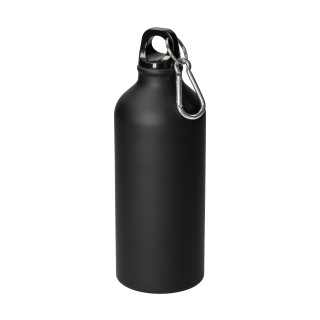 Aluminiumflasche "Sporty" 0,6 l matt, schwarz