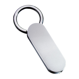Schlüsselanhänger RE98-CLASSIC SMALL, silber