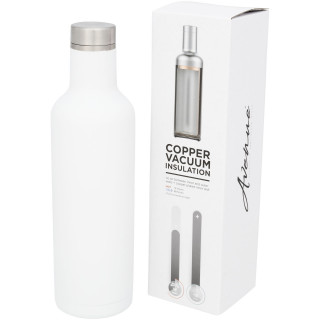 Pinto 750 ml Kupfer-Vakuum Isolierflasche, weiss