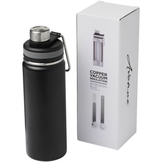 Gessi 590 ml Kupfer-Vakuum Isolierflasche, schwarz