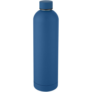 Spring 1 l Kupfer-Vakuum Isolierflasche, tech-blau