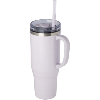 Melbourne 1200 ml RCS-zertifizierter Isolierbecher mit Strohhalm, fliederfarben