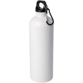 Oregon 750 ml RCS-zertifizierte, einwandige Trinkflasche aus Edelstahl mit Karabinerhaken, weiß