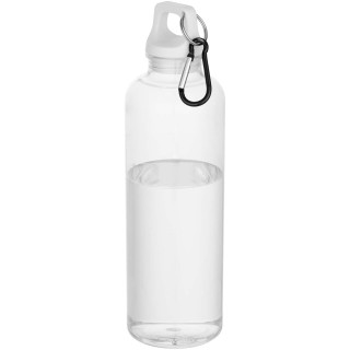 Oregon 750 ml RCS-zertifizierte Trinkflasche aus recyceltem Kunststoff mit Karabinerhaken, weiß