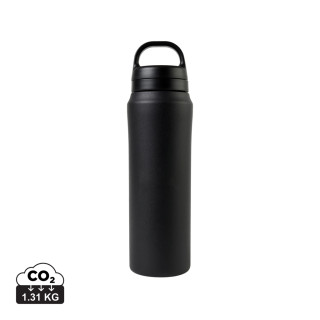 Aviana™ Rowan RCS recycelte Wasserflasche 470ml, schwarz