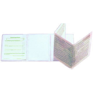 CreativDesign® KFZ-Scheintasche "Klar", transparent