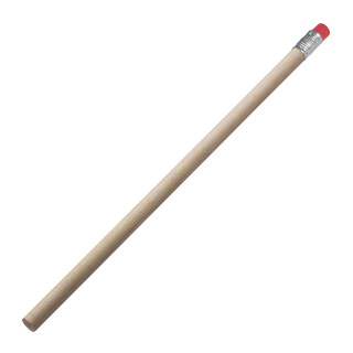 Bleistift mit Radiergummi STEFAN, braun