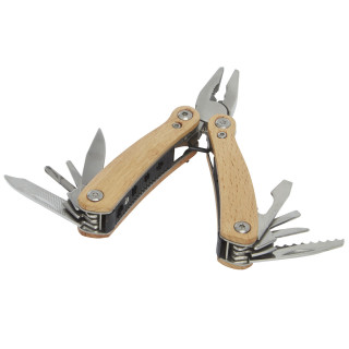 Anderson Mittelgroßes Multitool aus Holz mit 12 Funktionen, natur