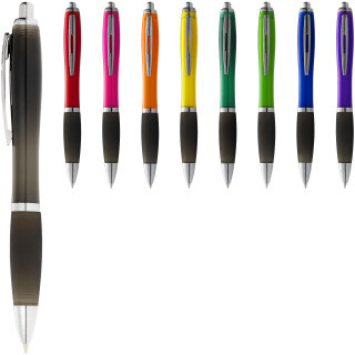 Nash Kugelschreiber farbig mit schwarzem Griff, grün / schwarz
