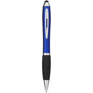 Nash Stylus Kugelschreiber farbig mit schwarzem Griff (blaue Mine), royalblau / schwarz