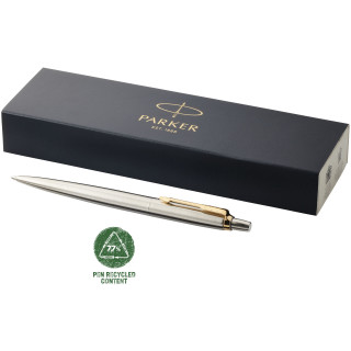 Parker Jotter Edelstahl Kugelschreiber (blaue Mine), edelstahl grau