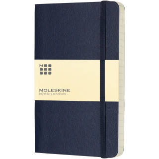 Moleskine Classic Softcover Notizbuch Taschenformat – liniert, saphir
