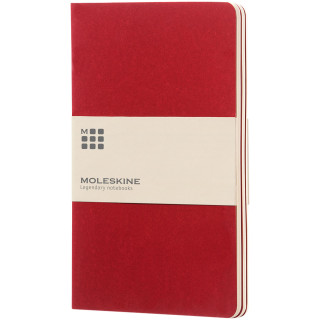Moleskine Cahier Journal L – blanko, cranberry rot