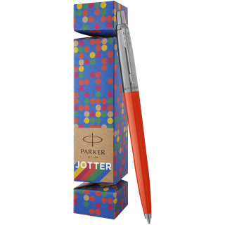 Parker Jotter Cracker Stift Set (blaue Mine), rot