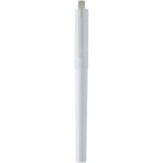 Mauna recycelter PET Gel-Rollerbal (schwarze Mine), weiss