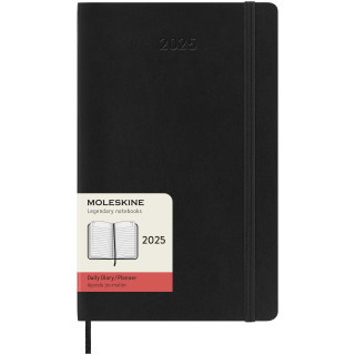 Moleskine Softcover 12 Monate Tageskalender, schwarz