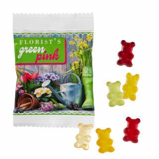 Vegane Premium-Bärchen im kompostierbaren Tütchen