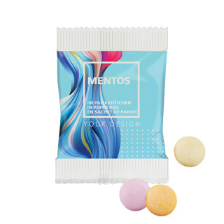 Papiertütchen mit 2er mentos Fruit (w2p)