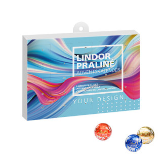 Premium-Präsent-Adventskalender mit Lindt Lindor Pralinés (w2p)