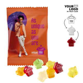 Fruchtgummi individuell 10 g im konventionellen Tütchen