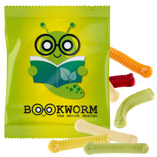 Tütchen mit veganen Fruchtgummi - individuelle Motive, 30 g