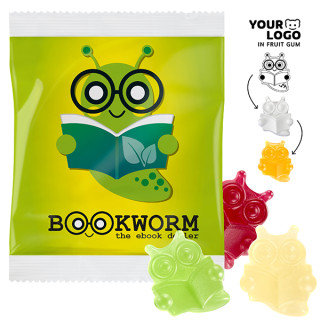 Vegane Fruchtgummi individuell 30 g im kompostierbaren Tütchen