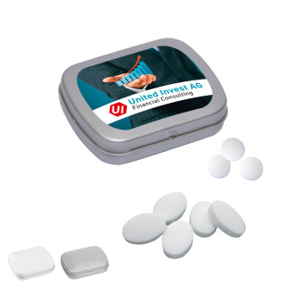 Mini-Klappdose mit Pfefferminzpastillen - Express (w2p)