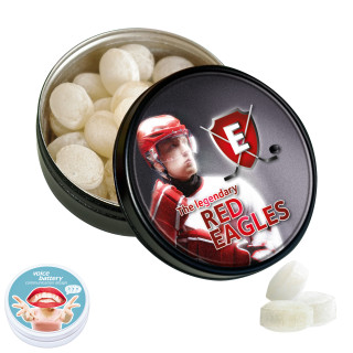 Black or White Dose mit Eisbonbons