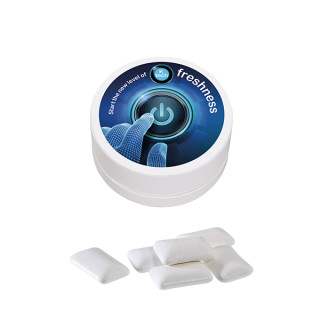 Papier-XS-Taschendose mit Zuckerfreiem Kaugummi, 15g