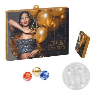 Premium-Präsent-Adventskalender mit Lindt Lindor Pralinés