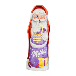 Milka Weihnachtsmann mit Standardmotiv