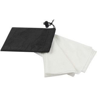 Lucas RPET Sporthandtuch 30 × 80 cm, weiss