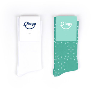 Alltagssocken mit Kartonreiter, Größe 37-41