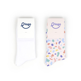 Tennissocken mit Kartonreiter, Größe 37-41