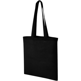Carolina 100 g/m² Baumwoll Tragetasche 7L, schwarz