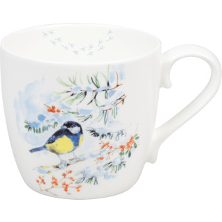 Könitz Porzellan Winter Bird by Victoria Lowe Tasse KCB57 zusätzlich veredelbar