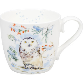 Könitz Porzellan Winter Owl by Victoria Lowe Tasse KCB57 zusätzlich veredelbar