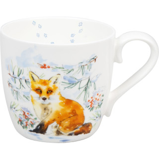 Könitz Porzellan Winter Fox by Victoria Lowe Tasse KCB57 zusätzlich veredelbar