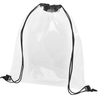 Lancaster Premium Turnbeutel 5L, schwarz / transparent klar