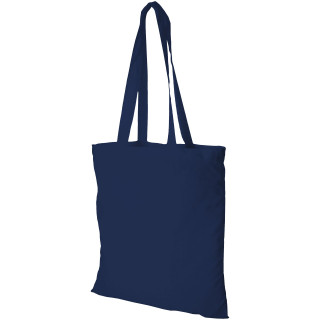 Peru 180 g/m² Baumwoll Tragetasche 7L, navy