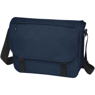 Baikal 15" RPET Laptoptasche GRS-zertifiziert 12L, navy