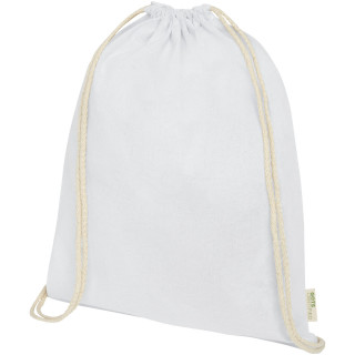 Orissa 140 g/m² Turnbeutel aus Bio-Baumwolle 5L, weiss