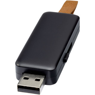 Gleam 4 GB USB-Stick mit Leuchtfunktion, schwarz, 4 GB