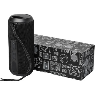 Rugged wasserdichter Stoff Bluetooth® Lautsprecher, schwarz