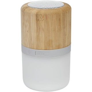 Aurea Bluetooth® Lautsprecher aus Bambus mit Licht , natur