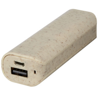 Yoko 1200 mAh Weizenstroh Powerbank, beige