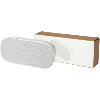 Stark 2.0 Bluetooth® Lautsprecher aus recyceltem Kunststoff, 5W, IPX5 , weiss