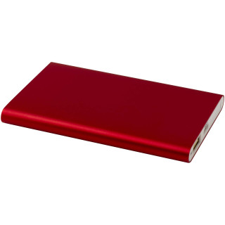 Pep 4000 mAh Type-C Powerbank aus recyceltem Aluminium, rot