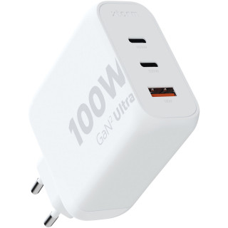 Xtorm XEC100 GaN² Ultra 100 W Wandladegerät, weiss