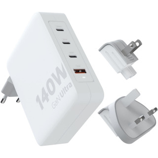 Xtorm XVC2140 GaN Ultra 140 W Reiseladegerät mit 240 W USB-C PD-Kabel, weiss